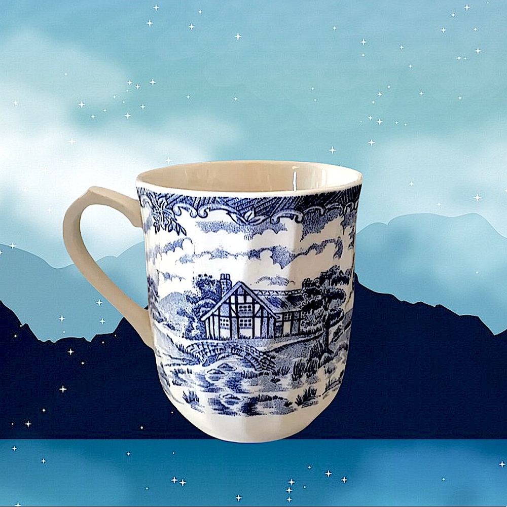 Churchill blue brook mug